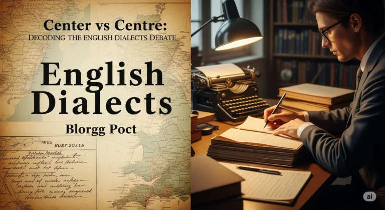 Center vs Centre: Decoding English Dialects Debate