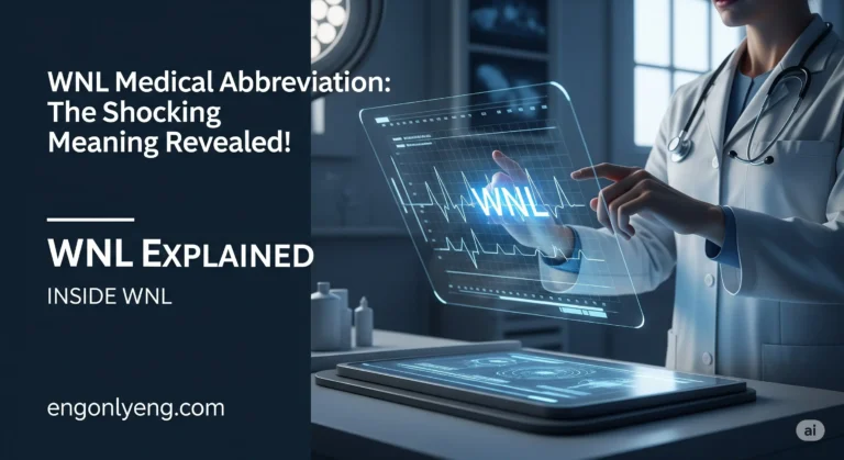 WNL Medical Abbreviation
