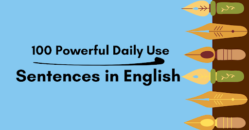 daily use sentences in english